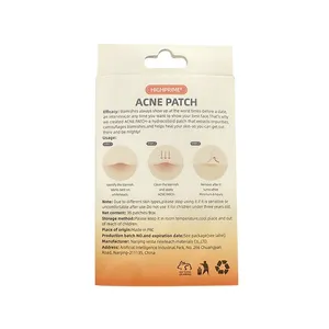 Private Label Acne Pimple Healing Patch Custom Hydrocolloid Spot Dots Treatment Patch For Acne