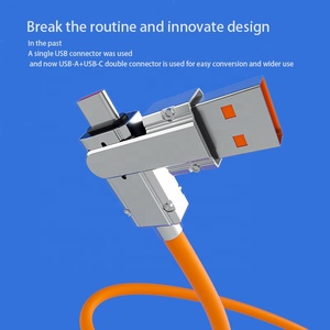 Kẽm Hợp Kim Kim Loại 3-In-1 Nhanh Chóng Sạc Pd120w USB-C Micro USB Cáp Tương Thích Với iPhone 15 Cho Samsung Android Máy In - Product Image 2