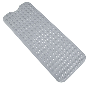 Alfombrilla de Ducha Extra Grande de PVC Sólido, Antideslizante, con Ventosas, Diseño de Burbujas de <span class=keywords><strong>Masaje</strong></span>, Orificios de Drenaje Rápido, para Bañera - Product Image 4