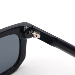 2023 Designer Nylon Acétate Lunettes Logo Personnalisé UV400 Lunettes <span class=keywords><strong>de</strong></span> Soleil <span class=keywords><strong>Nuances</strong></span> Personnalisées pour Hommes Femmes Transparent Blanc Cadre - Product Image 4