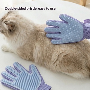 Gant de massage pour chien, <span class=keywords><strong>anti</strong></span>-morsure, <span class=keywords><strong>anti</strong></span>-griffures, pour le nettoyage et le toilettage du pelage des animaux - Product Image 4