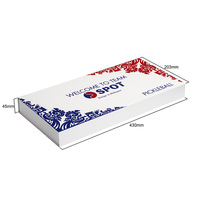 Boîte magnétique de luxe personnalisée avec logo, en carton rigide, pour raquette de pickleball, raquette de beach tennis