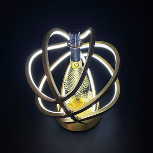 Led Illuminated Wine Stand Round White Light Modern Party <b>Bar</b> KTV Accessory Atmosphere Prop - Product Image 2