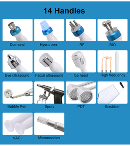 เครื่องทำความสะอาดใบหน้าเครื่องสำอางไฮดรา14อิน1เครื่องทำความสะอาดผิวหน้าด้วยคริสตัล Dydro - Product Image 3