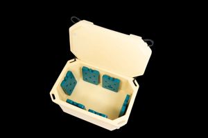 Wholesale Price Shipper Box 70 Litre Plastic Folding <b>Crate</b> with Lid Stackable <b>Storage</b> Solid Collapsible - Product Image 3