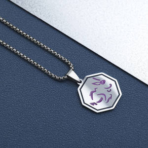 Colgante de acero inoxidable <span class=keywords><strong>Jackie</strong></span> <span class=keywords><strong>Chan</strong></span> aventuras aceite colorido esmalte Anime animales China Zodiaco colgante encanto - Product Image 4