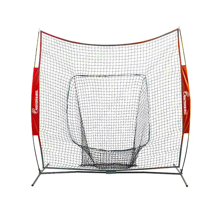 Honkbal Backstop Softbal Oefennet Met Strike Zone Doel En Draagtas Voor Batting Hitting En Pitching