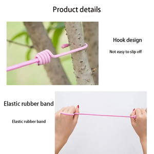 <span class=keywords><strong>Tendedero</strong></span> Elástico <span class=keywords><strong>con</strong></span> 12 <span class=keywords><strong>Pinzas</strong></span>, Resistente al Viento, para Colgar Ropa, Portátil, para Viajes - Product Image 6