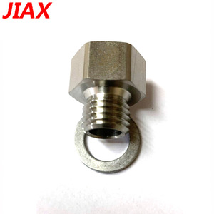 Hydraulic <b>Adapter</b> M12x1.5 to 18NPT Stainless Steel Conversion Connector For Car LS Engines - Product Image 3