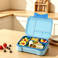 Nouvelle sortie : Boîte à lunch isotherme pour enfants, sans BPA, compatible micro-ondes, anti-fuite, 3 compartiments, portable, conteneur alimentaire pour enfant