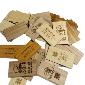 Bamboo Nameplates Engraved Custom Labels For Tea Packaging Gift Craft Eco Friendly Handmade Signs - Product Image 5