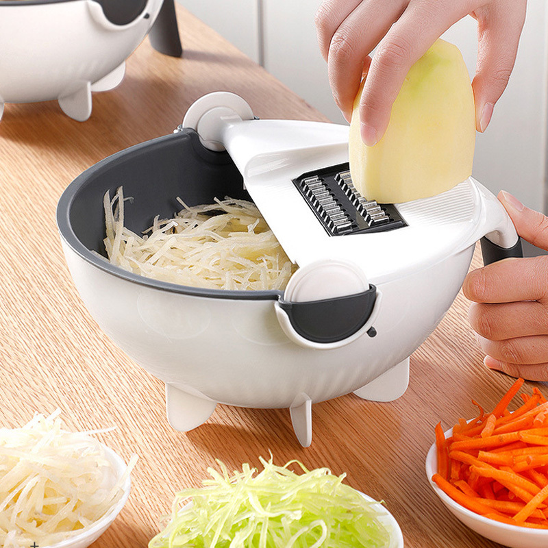 Лидер продаж на Amazon, профессиональный гаджет, вращающийся кухонный дренажный дуршлаг