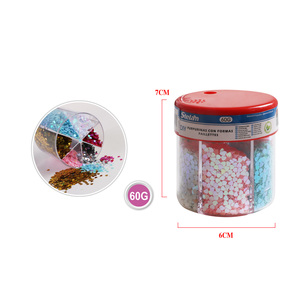 60g di paillettes a forma di cuore fai da te PVC e materiale per animali domestici per Nail Art artigianato abbigliamento scarpe decorazioni - Product Image 1