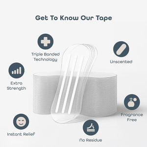 Bandes respiratoires non toxiques testées, bandes nasales pour solution contre le ronflement, extra-fortes pour peaux sensibles, bandes nasales pour dormir - Product Image 2
