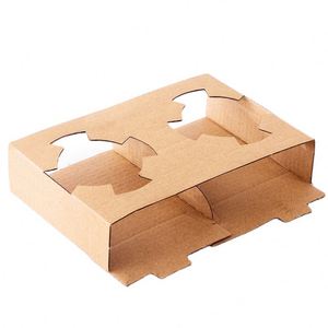 Porte-gobelets en papier jetables de 12 oz pour chocolat chaud, thé, boissons chaudes, gobelets à café à double paroi, porte-gobelets en papier - Product Image 2
