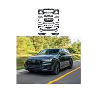 Kit de carrosserie de haute qualité pour AUDI Q7 2016-2019, mise à niveau vers le modèle SQ7 2020-2023, pare-chocs avant et phares inclus