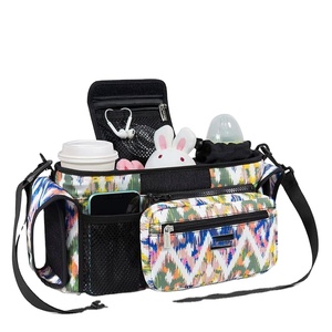 Organisateur de poussette universel personnalisé BSCI avec porte-gobelets isothermes - Product Image 1