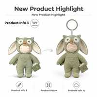 Porte-clés personnalisés en peluche, figurine mignonne Hibou en combinaison, boîte surprise, breloque de sac en peluche douce pour enfant, cadeau promotionnel de marque, faible MOQ, OEM