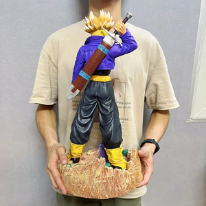 Nouvelle figurine de manga ZT 2026 de grande taille 50 cm, statue DRAGON <span class=keywords><strong>BAII</strong></span>, modèle à deux têtes interchangeables, collection Dragon Trunks, jouets cadeaux en PVC - Product Image 2