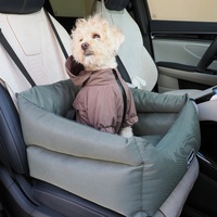 Peppy Buddies Double Usage Résistant À L'eau Oxford Pet Bed and Dog Car Seat Avec Harnais Attachement