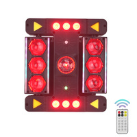 Projecteur de scène à six têtes mobiles, éclairage disco avec puissance de 80W, DMX 512, télécommande pour DJ, fête, mariage, événement