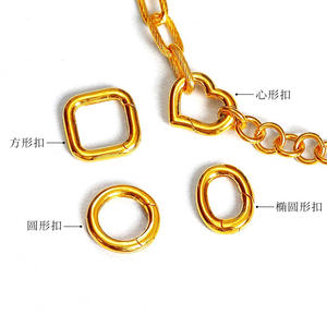 FineJewelryアクセサリーAu750GEMストーンジュエリーDIY所見コンポーネントピュアリアル18kゴールドユニバーサルコネクタバックルクラスプ - Product Image 6