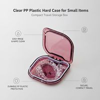 Boîte de rangement portable multifonction en PC de qualité alimentaire pour appareils dentaires, directement de l'usine, pour usage domestique et orthodontique