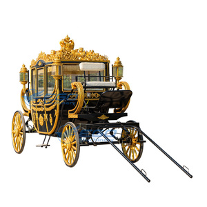 Nouvelle Magnifique et Somptueuse Calèche Royale de Visite des Monuments, Calèche de Mariage Cendrillon, Calèche Royale de Transport Spécial - Product Image 6