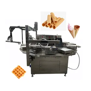 Full automatic mini ice cream cone sleeve forming machine production line with good price