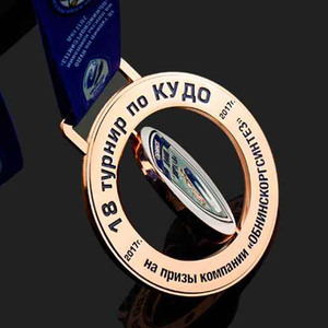 Entwerfen Sie Ihre eigene Medaille Rundspinnsport Lauffinisher - Zinklegierungs-Metallmedallie - Product Image 1