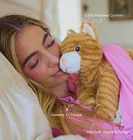 Ferguson le chat, peluche chauffante pour micro-ondes