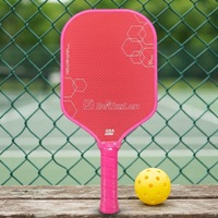 Raquette de pickleball personnalisée approuvée USAPA, en fibre de carbone T700 thermoformée, noyau en nid d'abeille PP de 16 mm