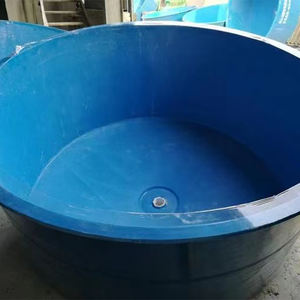 Équipement d'élevage de crevettes à prix compétitif, réservoirs ronds en fibre de verre FRP et réservoirs en PP pour système d'aquaculture intérieur - Product Image 2