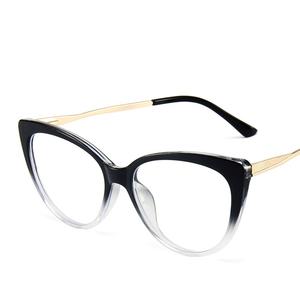 Nouvelles <span class=keywords><strong>Lunettes</strong></span> <span class=keywords><strong>de</strong></span> Vue <span class=keywords><strong>Tendance</strong></span> Oeil <span class=keywords><strong>de</strong></span> Chat Anti-Lumière Bleue pour Femmes - Product Image 2