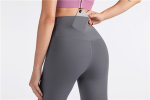 Pantalon de Yoga doux pour femmes, taille haute, contrôle du ventre, Leggings de gymnastique extensibles à 4 voies, Leggings athlétiques d'entraînement - Product Image 4