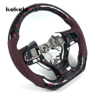 Volante Deportivo de Fibra de Carbono Forjado y Cuero para <span class=keywords><strong>Lexus</strong></span> IS NX GS LS ES GX <span class=keywords><strong>LC</strong></span> UX <span class=keywords><strong>LF</strong></span>, Accesorios Interiores para Automóvil - Product Image 5