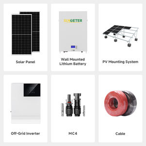 10kw Kit solare completo 10kw 10000w Off-grid 10kw Inverter MPPT Fix 10kw pannelli solari 24 ore sistema fotovoltaico CE/TUV - Product Image 6