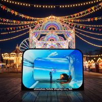 Pantalla LED Flexible y Plegable para Video Wall, Pantalla de Cúpula para Publicidad, Unilumin, Lightlink, Fulida