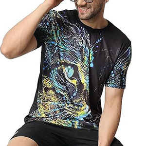 Nueva llegada: Camisetas de sublimación para hombre a precio económico. Diseña tu propia ropa urbana. Camisetas de sublimación para hombre en venta. - Product Image 2