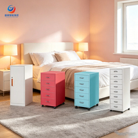 Armoire de classement moderne en acier mince pour le rangement de documents de bureau, idéale pour les petites entreprises et l'utilisation scolaire/sportive