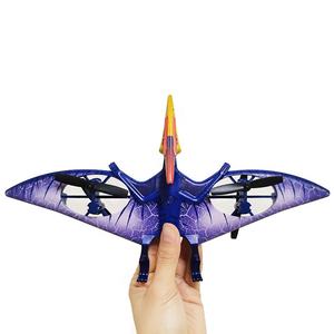 Avion de <span class=keywords><strong>dinosaure</strong></span> pterosaure volant 2.4GHz 4CH RC, vente en gros, jouet Drone bon marché, jouet avec son pour enfants - Product Image 3