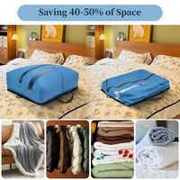 Sac de compression hermétique à fermeture éclair avec fenêtre visible, en TPU résistant à l'usure, pour le camping, les bagages, les couvertures, les édredons et les vêtements