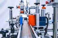 Machine d'étiquetage supérieure et latérale de boîtes de pot de bouteille ronde verticale automatique avec applicateur d'étiquettes