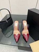 Chaussures à talons aiguilles sexy personnalisables pour femmes, escarpins transparents à bout pointu, sandales à talons hauts pour soirées et clubs, fournisseur d'usine OEM