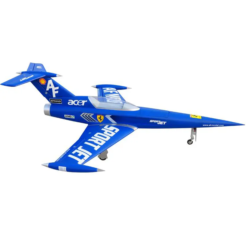 AF Sport Jet เครื่องบินปีกเครื่องบิน EDF ขนาด90มม.,ชุด ARF PNP EPO Foam RC เครื่องบินพร้อมอลูมิเนียม CNC ให้ความสามารถในการหดโลหะ