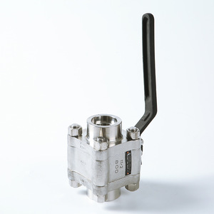 Válvula de Bola de Acero Inoxidable de Alta Presión HBV-100, Válvula de Bola de Acero Fundido de 4 Pulgadas, 3 Piezas, Apertura Total, Válvula Global - Product Image 3