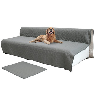 Pet <b>Sofa</b> Cushion Grey <b>Waterproof</b> Large Size For Cat Dog Protection Mattress Cover - Product Image 3