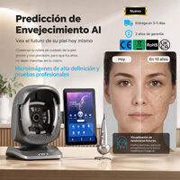 Analyseur de peau et de cuir chevelu AI, imagerie multispectrale, rapport personnalisé, synchronisation cloud, prévision du vieillissement cutané pour le diagnostic cutané en salon