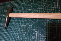 Marteau de dégivrage et de dégarnissage en acier OEM personnalisable avec manche en bois, pour soudure électrique et décapage de rouille, stock usine