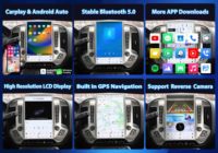Radio mobil Android 13 13.6 inci, untuk Chevrolet Silverado GMC SIERRA 2013-2020 Carplay pemutar Multimedia Unit kepala navigasi GPS
